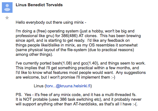 linus torvalds